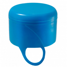 Кришка для бутелів 18,9 л, ПЕТ з кільцем, блакитиний (0003WHBL)