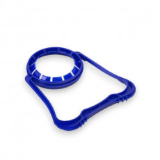 Ручка для бутелів ПЕТ синій 5-10 л, 38 мм (0021)