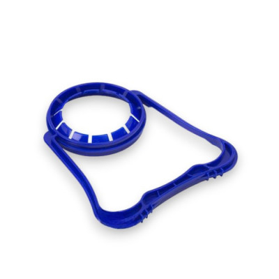 Ручка для бутылей ПЭТ синий 5-10 л, 38 мм (0021)