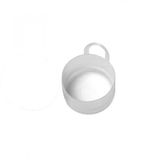 Кришка для бутелів 18,9 л, ПЕТ з кільцем, прозорий (0003NAT)