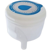 Крышка для бутылей 18,9 л, VIO ПЭТ комбо, наклейка белый (0005CHWHcombo)