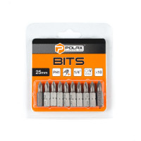 Бита сталева Polax 25 мм PH1 1/4", 10 шт (51-065)