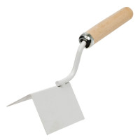 Мастерок для внешних углов Polax с деревянной ручкой (100-432)