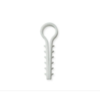 Дюбель-ялинка (затискач) для круглого кабелю Polax D 12 білий (37-054)