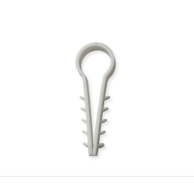 Дюбель-ялинка (затискач) для круглого кабелю Polax D 16 білий (37-055)