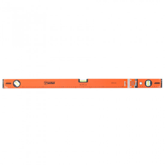 Рівень будівельний алюмінієвий Polax 800 мм 3 капсулы (38-052)
