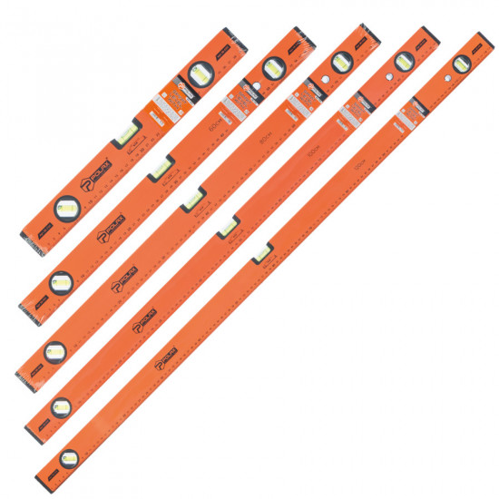 Рівень будівельний алюмінієвий Polax 800 мм 3 капсулы (38-052)