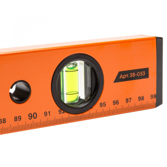 Рівень будівельний алюмінієвий Polax 1000 мм 3 капсулы (38-053)