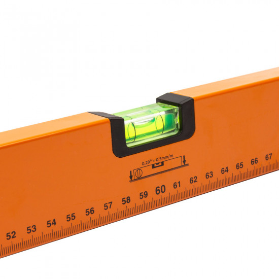 Рівень будівельний алюмінієвий Polax 1200 мм 3 капсулы (38-054)