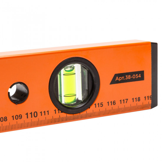 Рівень будівельний алюмінієвий Polax 1200 мм 3 капсулы (38-054)