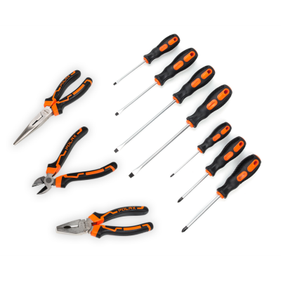 Набір шарнірно-губцевий Polax Profi c набором викруток (335-06)