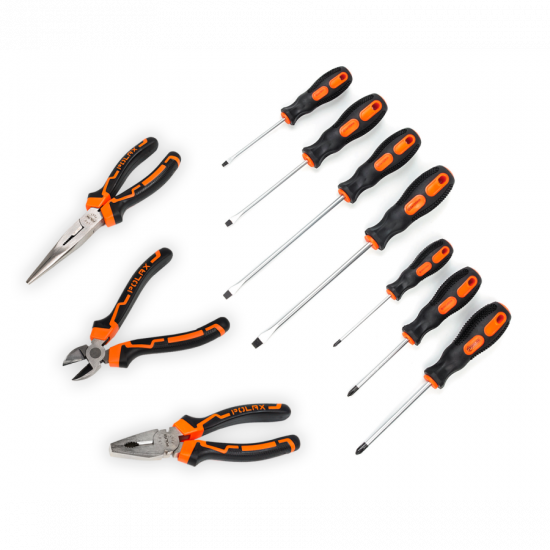 Набор шарнирно-кулачковый Polax Profi с набором отверток (335-06)