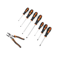 Набір плоскогубці універсальні та набір викруток Polax (335-055)