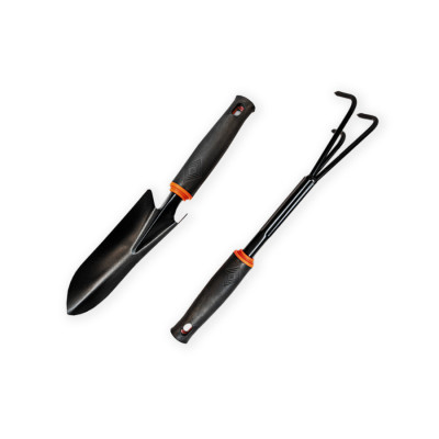 Набір садових інструментів Polax лопатка садова і культиватор міні (770-05)