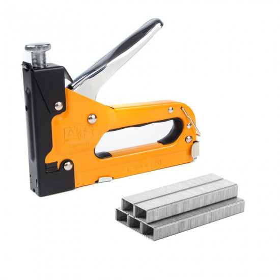 Будівельний степлер та скоби 8х11.3 мм., 1000 шт., Polax (227-13)