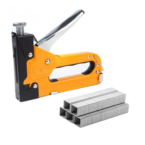 Будівельний степлер та скоби 10х11.3 мм., 1000 шт., Polax (227-14)