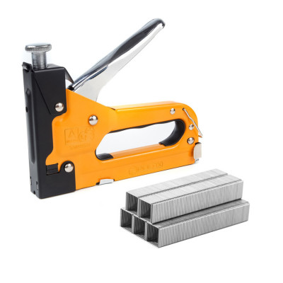 Будівельний степлер та скоби 12х11.3 мм., 1000 шт., Polax (227-15)