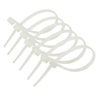 Хомут пластиковий (стяжка) Polax кабельний з монтажним кільцем 4,2 х 220 мм, білий 100 шт. (37-117) Хомут пластиковий (стяжка) Polax кабельний з монтажним кільцем 4,2 х 220 мм, білий 100 шт. (37-117)