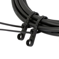 Хомут пластиковий (стяжка) Polax кабельний з монтажним кільцем 3,6 х 150 мм, чорний 100 шт. (37-116) Хомут пластиковий (стяжка) Polax кабельний з монтажним кільцем 3,6 х 150 мм, чорний 100 шт. (37-116)