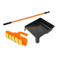 Набір для фарбування стелі Polax валик, телескопічна ручка і малярська ванночка (335-46)