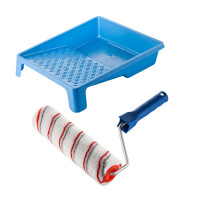 Валик "Мультиколор" 250х48 мм с ручкой и ванночка Polax (770-149)