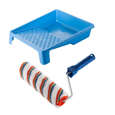 Валик "Елітаколор" 250х48 мм з ручкою та ванночка Polax (770-176)