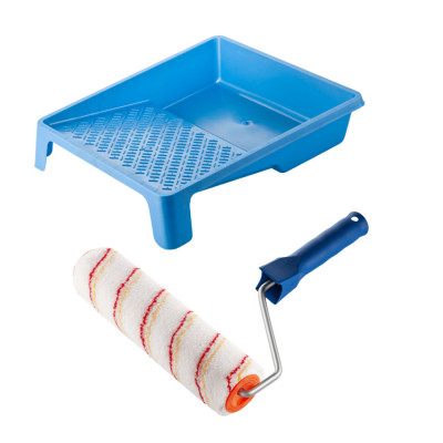 Валик "Роял" 250х48 мм с ручкой и ванночка Polax (770-211)