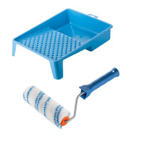 Валик "Нейлон" 150х30 мм з ручкою та ванночка Polax (770-215)