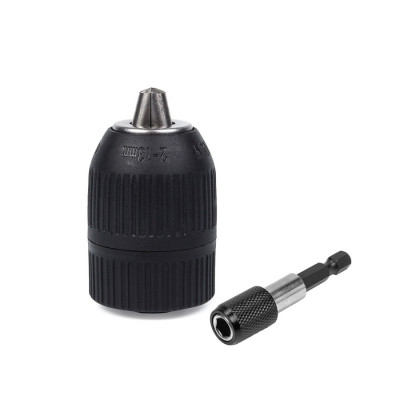 Набор патрон для дрели и магнитный держатель Quck Lock (335-58)