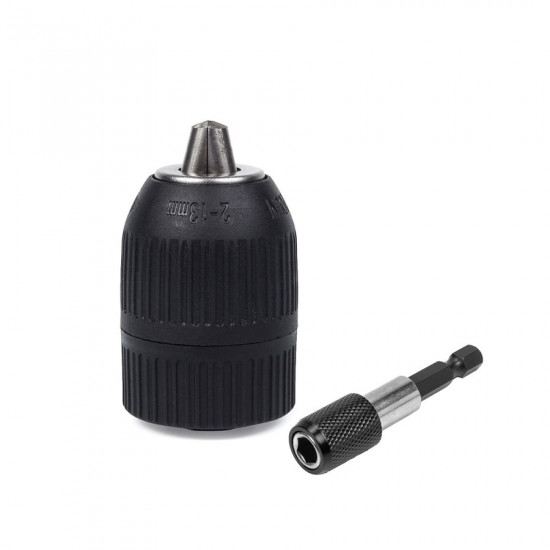 Набор патрон для дрели и магнитный держатель Quck Lock (335-58)