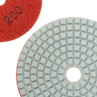 Диск алмазный шлифовальный "Черепашка" P200 и держатель на липучке Polax (335-77)