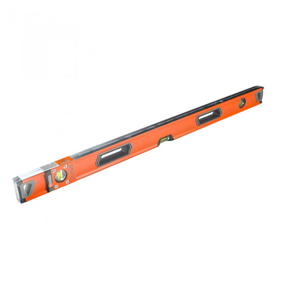 Рівень будівельний алюмінієвий посилений Polax 1000 мм 3 капсули (38-064)