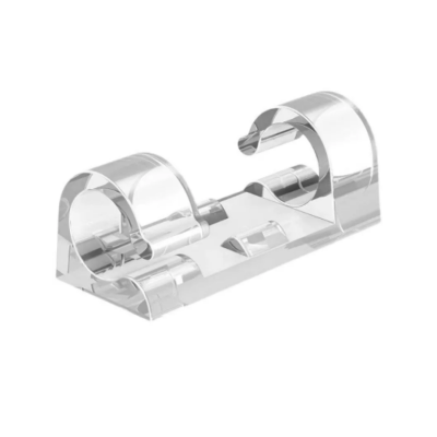 Кліпса кабельна Ø3-5 мм Polax самоклеюча 28х10 мм, 20 шт (37-172)