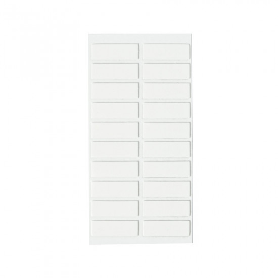 Кліпса кабельна Ø3-5 мм Polax самоклеюча 28х10 мм, 20 шт (37-172)