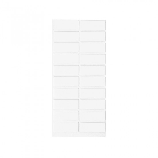 Кліпса кабельна Ø6-8 мм Polax самоклеюча 33х13 мм, 20 шт (37-174)