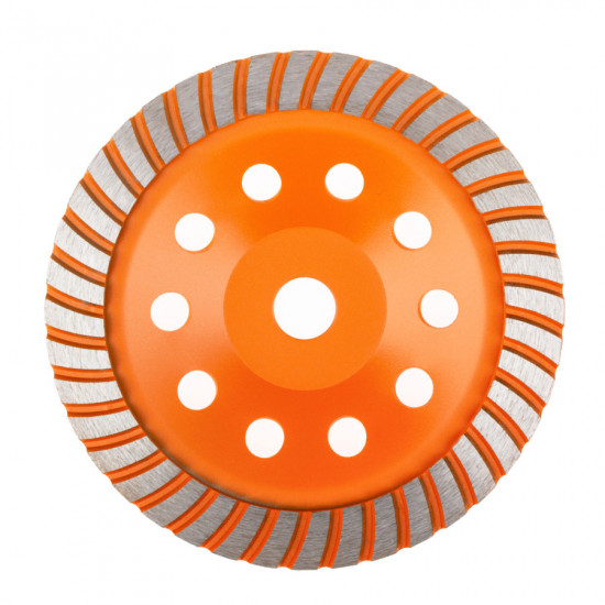 Чаша алмазна шліфувальна турбо Polax 180х22.2 мм (54-182)