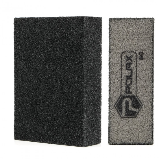 Губка шліфувальна P60 Polax пряма 110х70х25 мм (54-188)