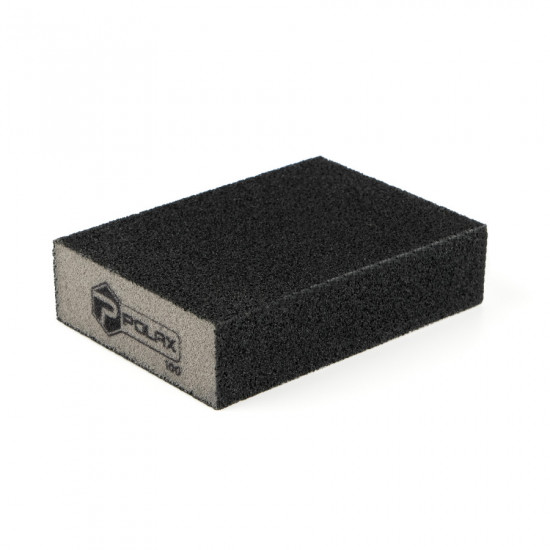 Губка шліфувальна P100 Polax пряма 110х70х25 мм (54-190)
