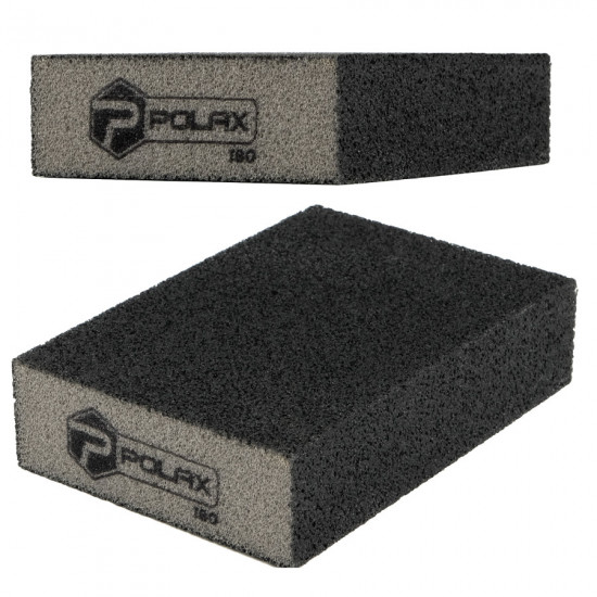 Губка шліфувальна P180 Polax пряма 110х70х25 мм (54-192)