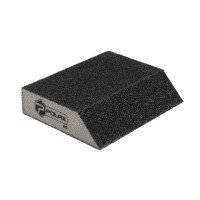 Губка шліфувальна P60 Polax кутова 110х90х25 мм (54-183)