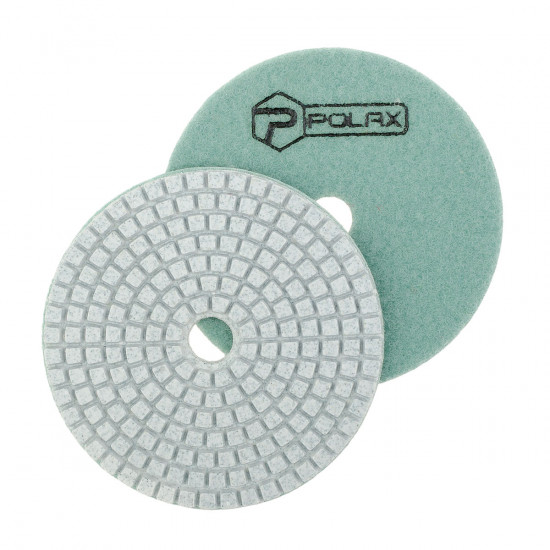 Диск алмазний Polax шліфувальний гнучкий на липучці "Черепашка" 100 мм, P80 (54-198)
