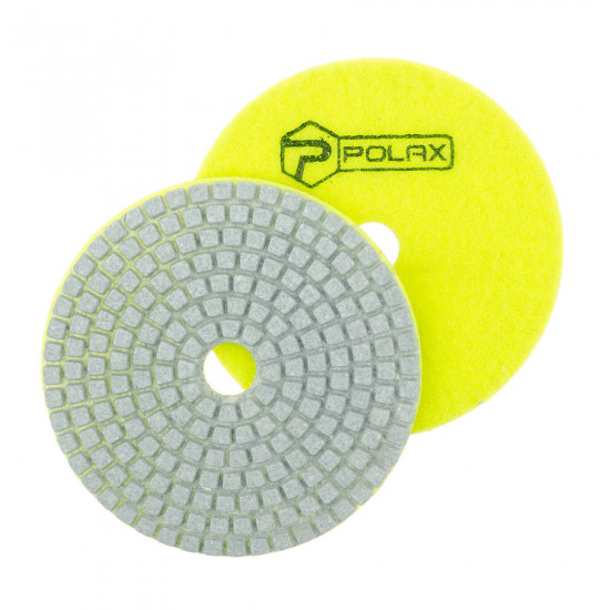 Диск алмазний Polax шліфувальний гнучкий на липучці "Черепашка" 100 мм, P100 (54-199)