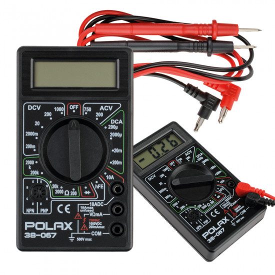 Мультиметр Polax цифровий (38-067)