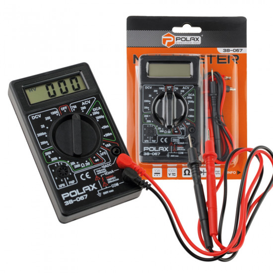 Мультиметр Polax цифровий (38-067)