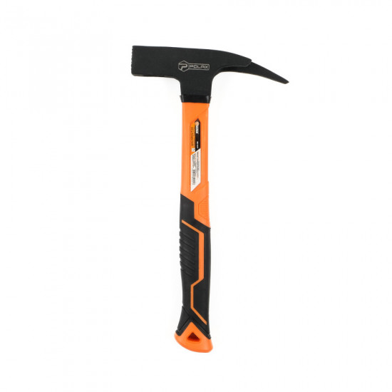 Молоток Polax покрівельний ручка з фібергласу 600 г (36-047)