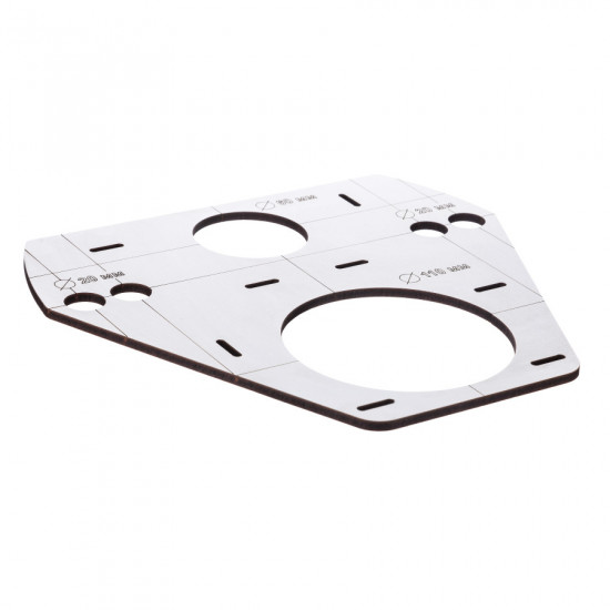 Шаблон-трафарет Polax для свердління отворів під інсталяцію (дерево) (1000-235)