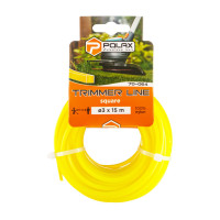 Жилка для триммера "Квадрат" 3 мм Polax 15 м (70-064)