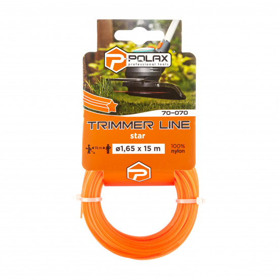 Жилка для тримера "Зірка" 1,65 мм Polax 15 м (70-070)