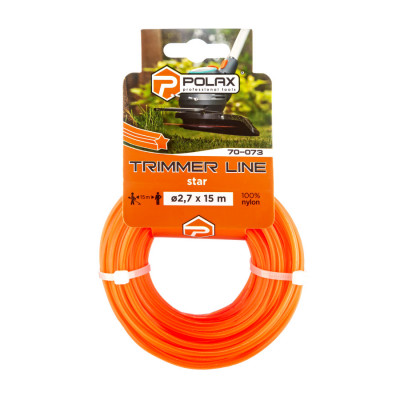 Жилка для тримера "Зірка" 2,7 мм Polax 15 м (70-073)