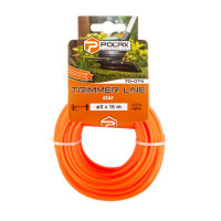 Жилка для тримера "Зірка" 3 мм Polax 15 м (70-074) Жилка для тримера "Зірка" 3 мм Polax 15 м (70-074)